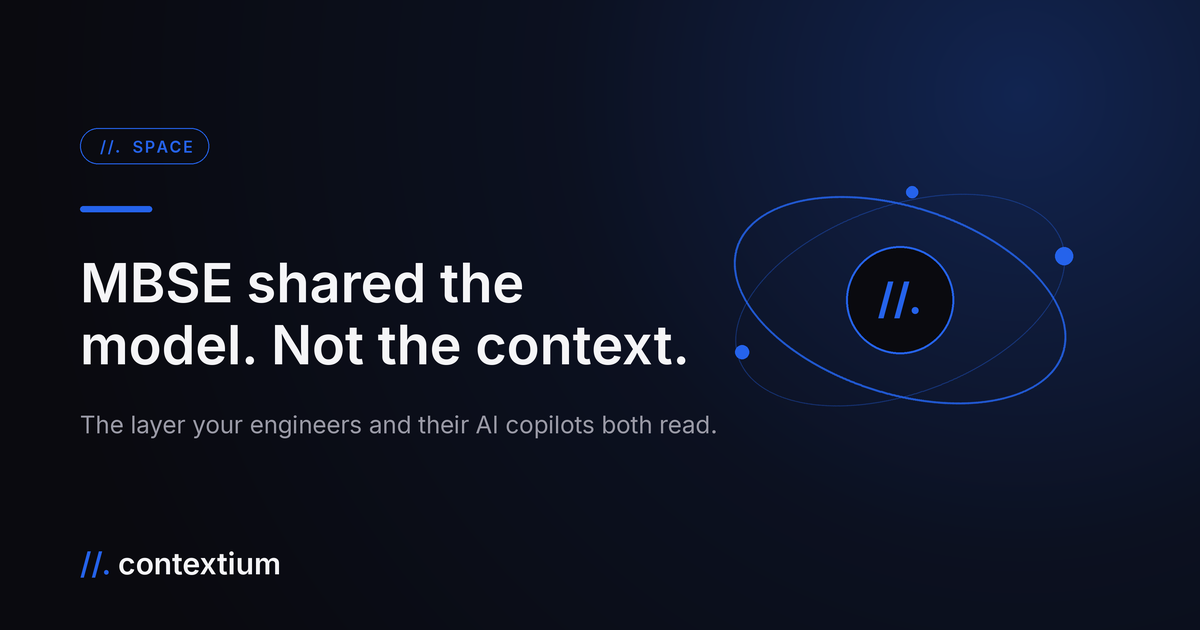 MBSE Shared Model vs Your AI Copilots' Context
