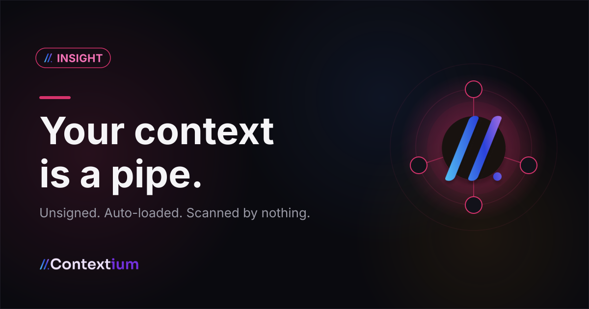 Your AI context is now a supply-chain attack surface